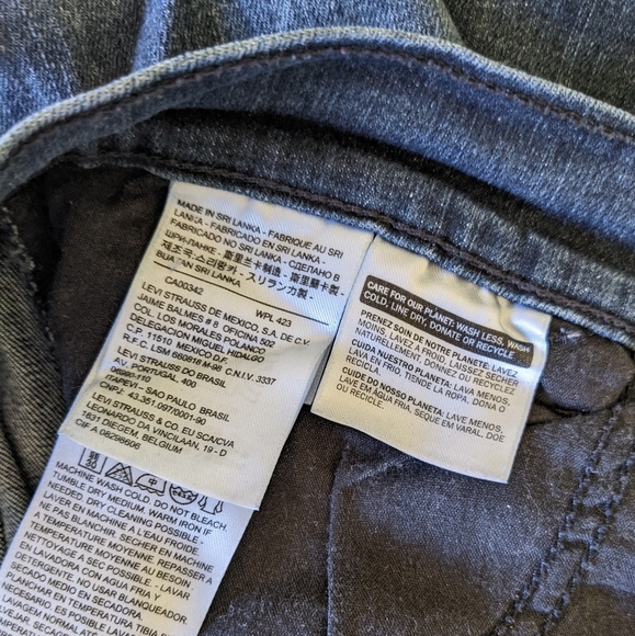 Levi's Blue Jeans Super Skinny Size 29 - Picture 7 of 7